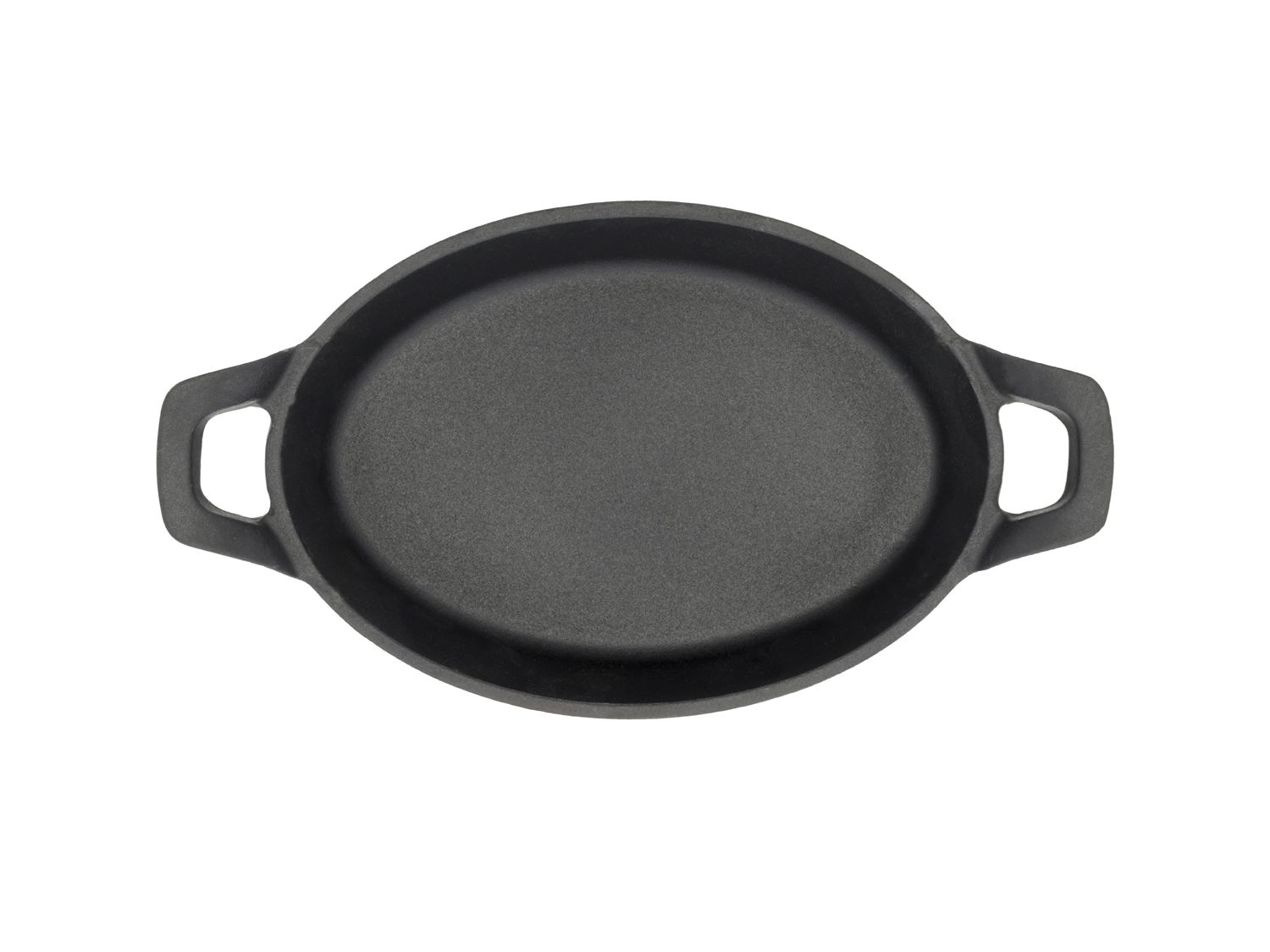 Pillivuyt Gourmet Garonne Pande med 2 greb oval Mini 0,75 liter Sort