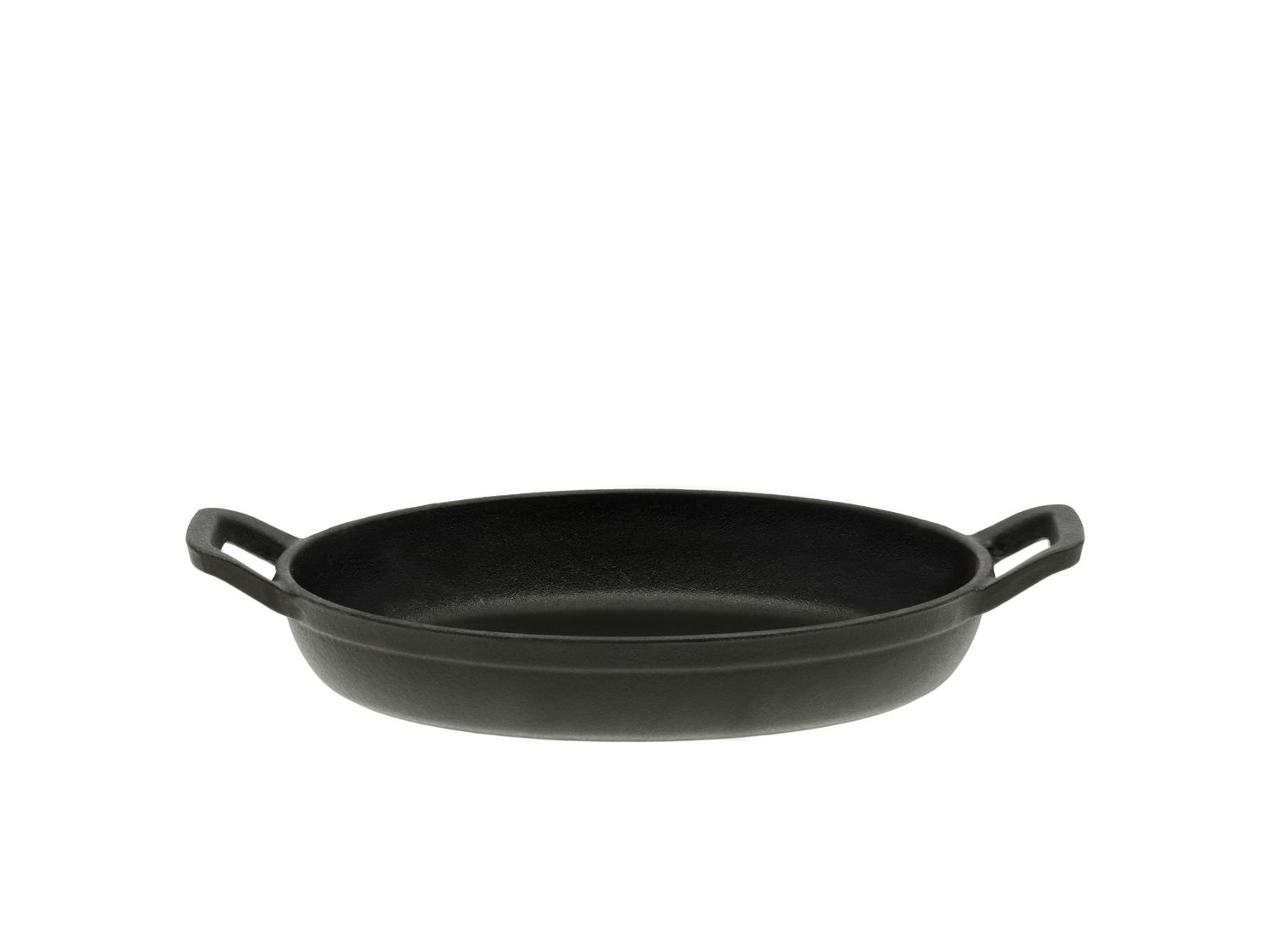Pillivuyt Pande med 2 greb oval Garonne Mini 0,34 liter, Sort