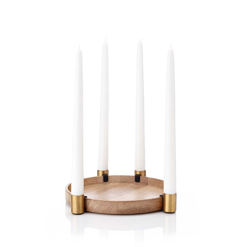 Luna, oak/brass*