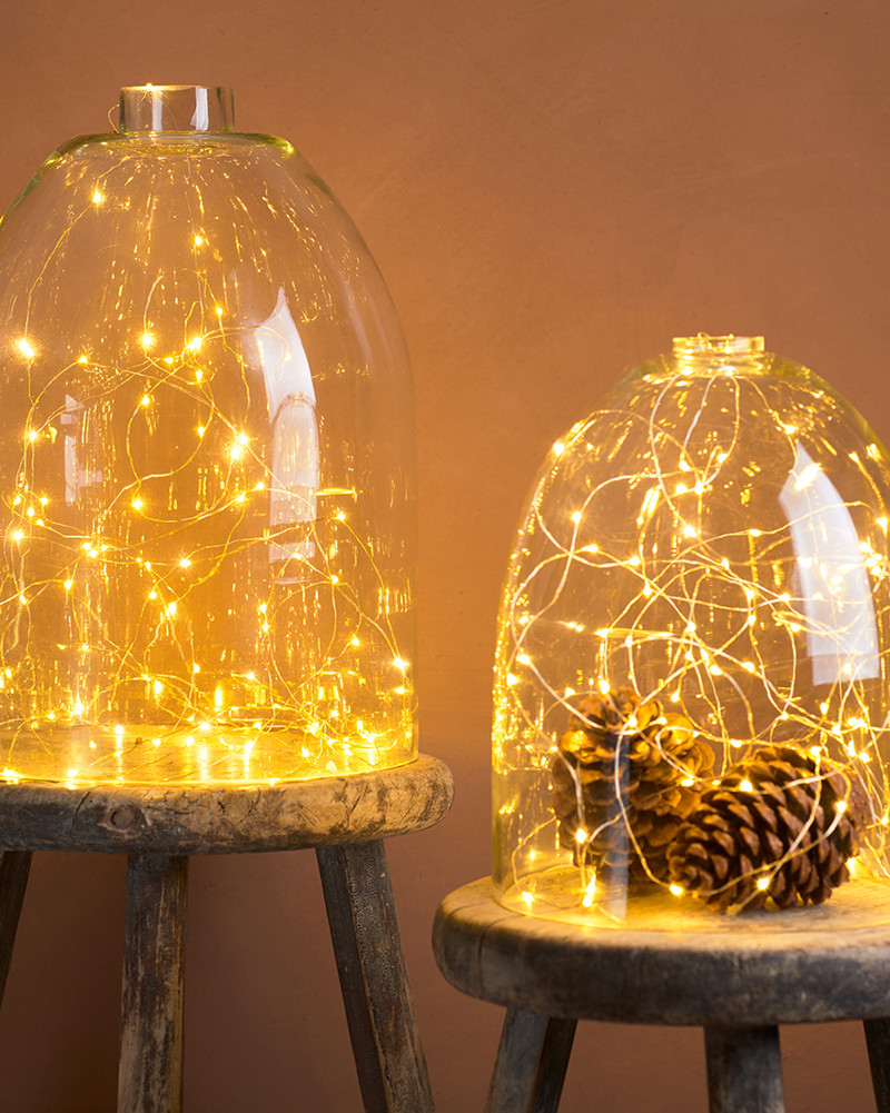 Knirke, 200 led, klar/guld Knirke, 200 led, klar/guld