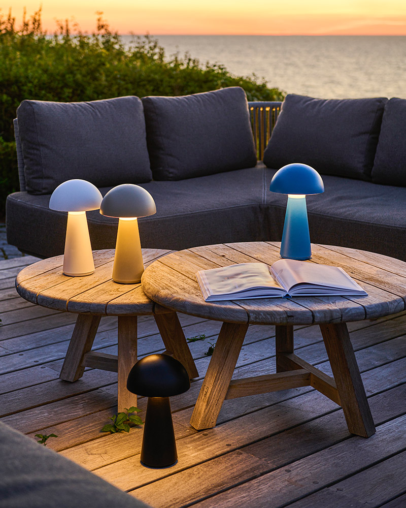 Sirius Sam Genopladelig Lampe, H28 cm, sort Sirius Sam Genopladelig Lampe, H28 cm, sort