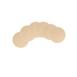 Moana Coaster / glasbrikker, 6 pack, sand