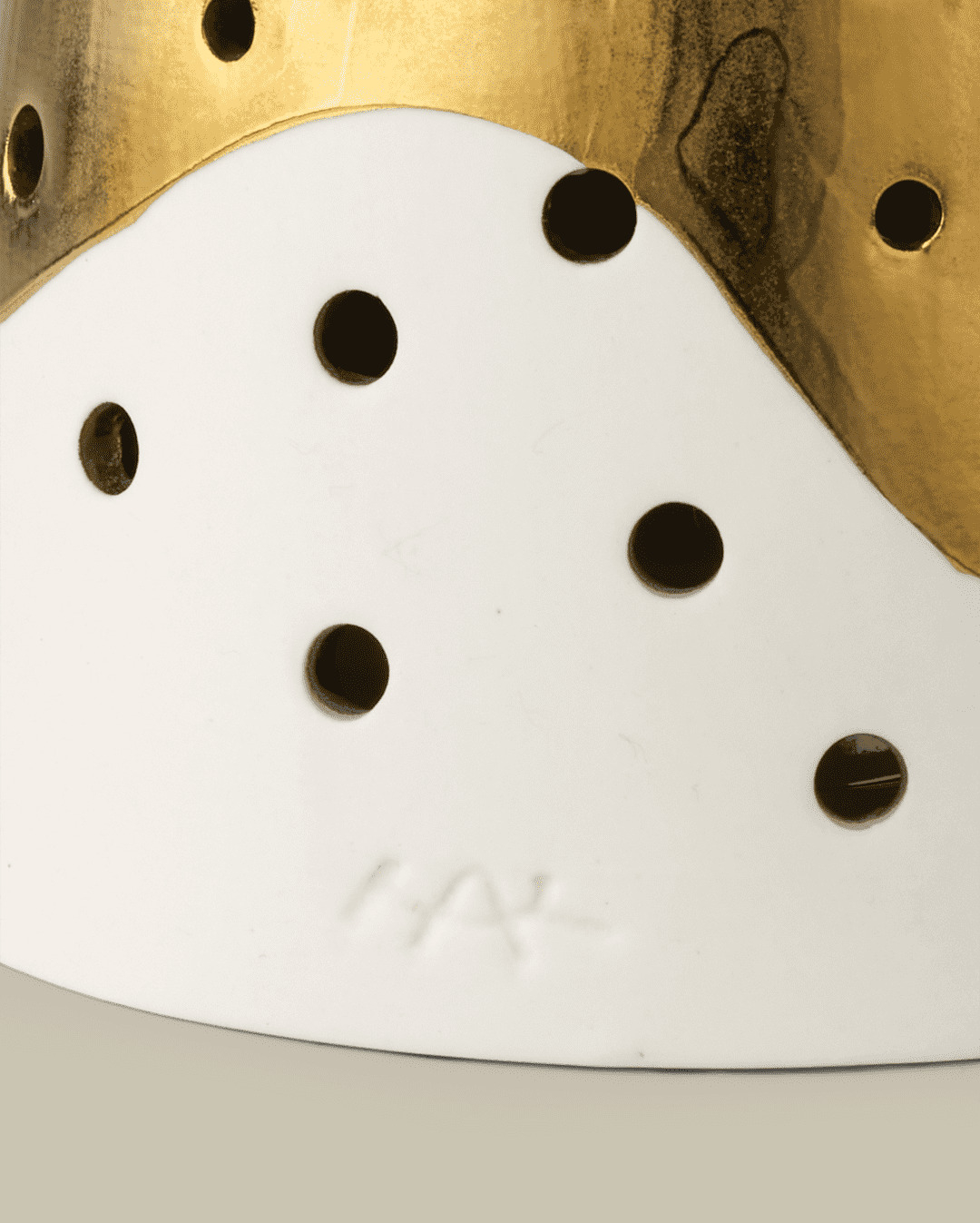 Kähler Nobili Fyrfadsstage høj H30 guld