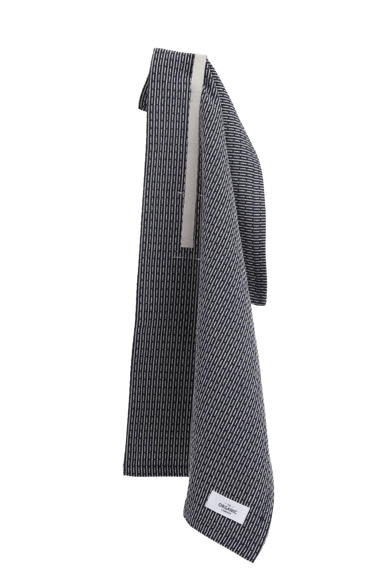 Håndklæde - Mørkeblå / lys beige 35 x 60 cm Håndklæde - Mørkeblå / lys beige 35 x 60 cm