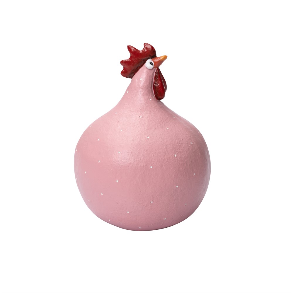 Høne pink H.13cm