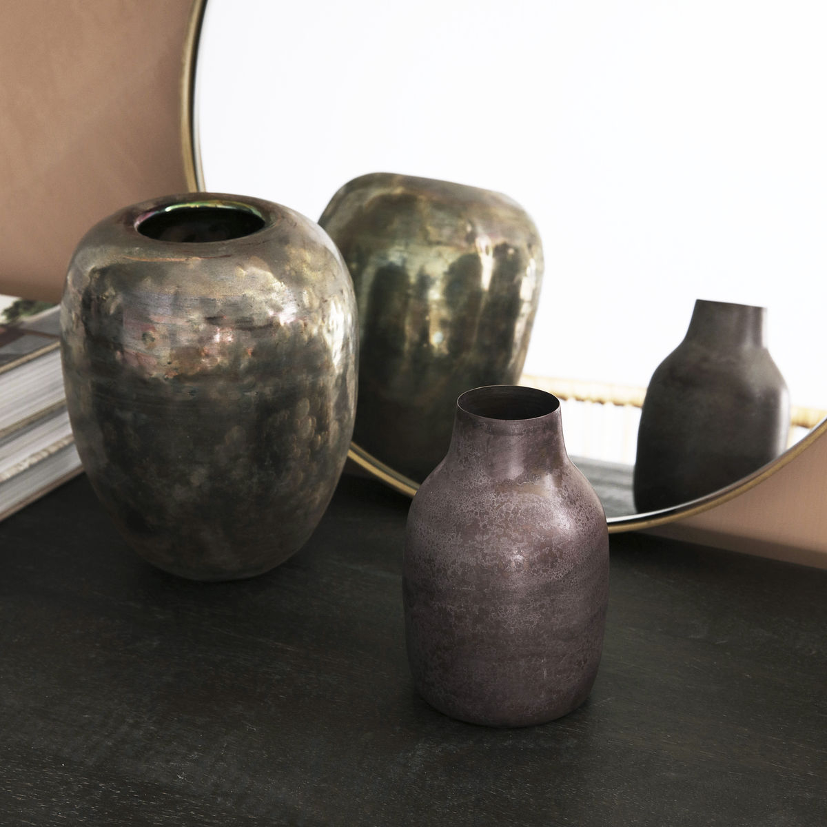 Etnik Vase, H 14 cm, rød/lilla* Etnik Vase, H 14 cm, rød/lilla*