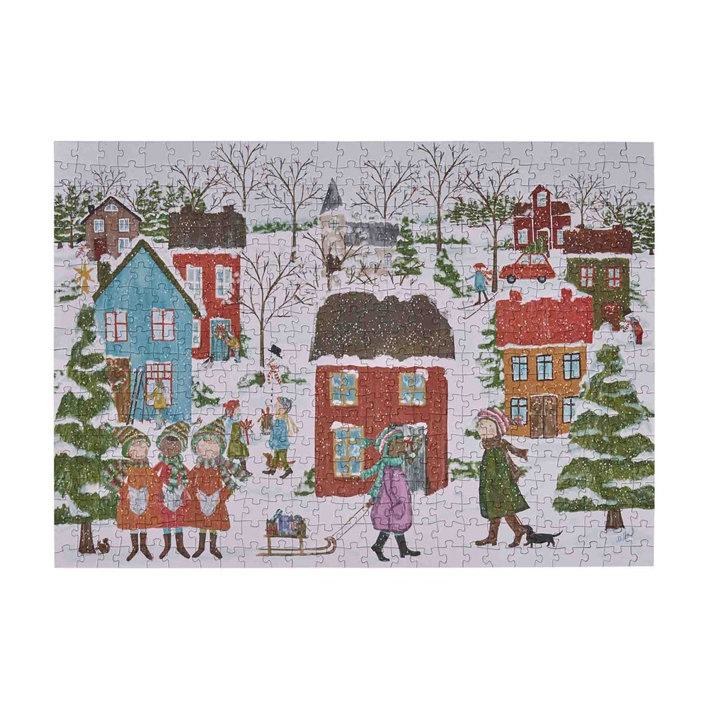 Puslespil Vinter 500 brikker, 36x50,8 cm