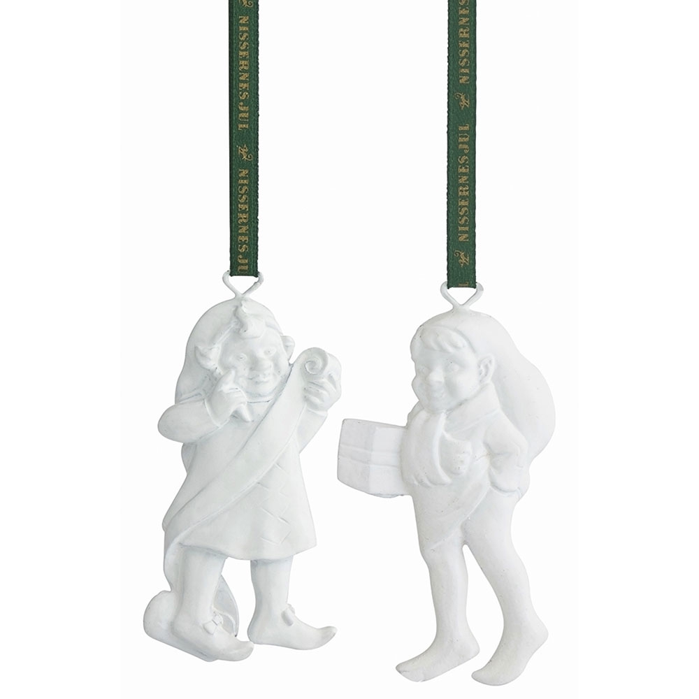 Ophæng, Nisse-Stine og Nisse-Ole, hvid Ophæng, Nisse-Stine og Nisse-Ole, hvid