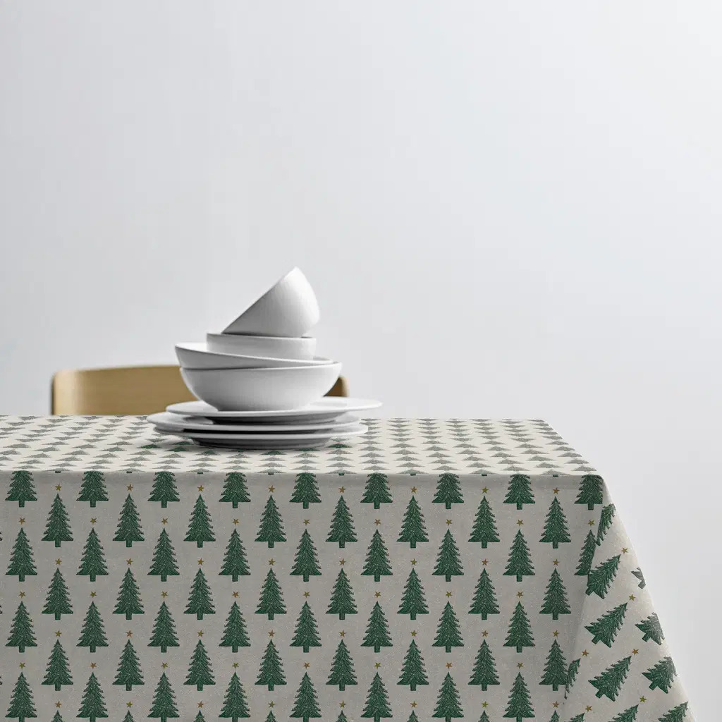 Södahl Christmas trees Akryldug med antislip 140 cm Pine green