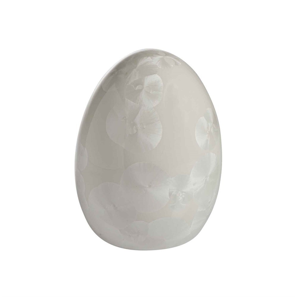 Porcelæn æg, H.11,5cm/Ø8,2 cm, hvid