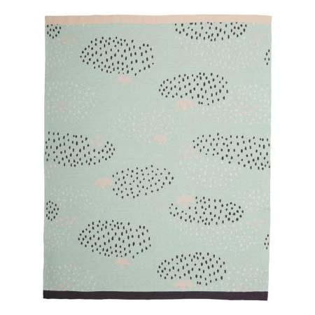 Södahl Raindrops Plaid 80 x 100 cm pastel* Södahl Raindrops Plaid 80 x 100 cm pastel*