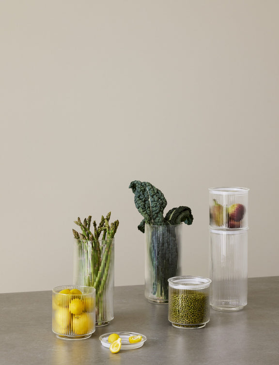 Stelton Pilastro Opbevaringskrukke 1.3 l. klar Stelton Pilastro Opbevaringskrukke 1.3 l. klar