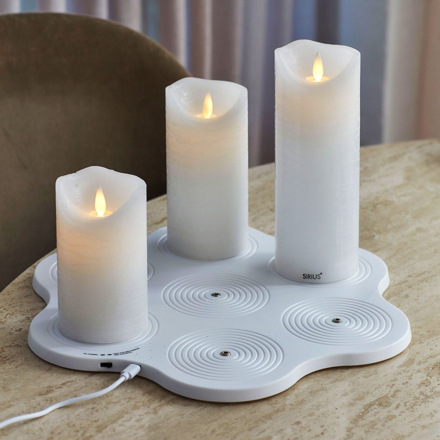 Sille DecoPower Multi Charger 7 stationer, lader til led lys