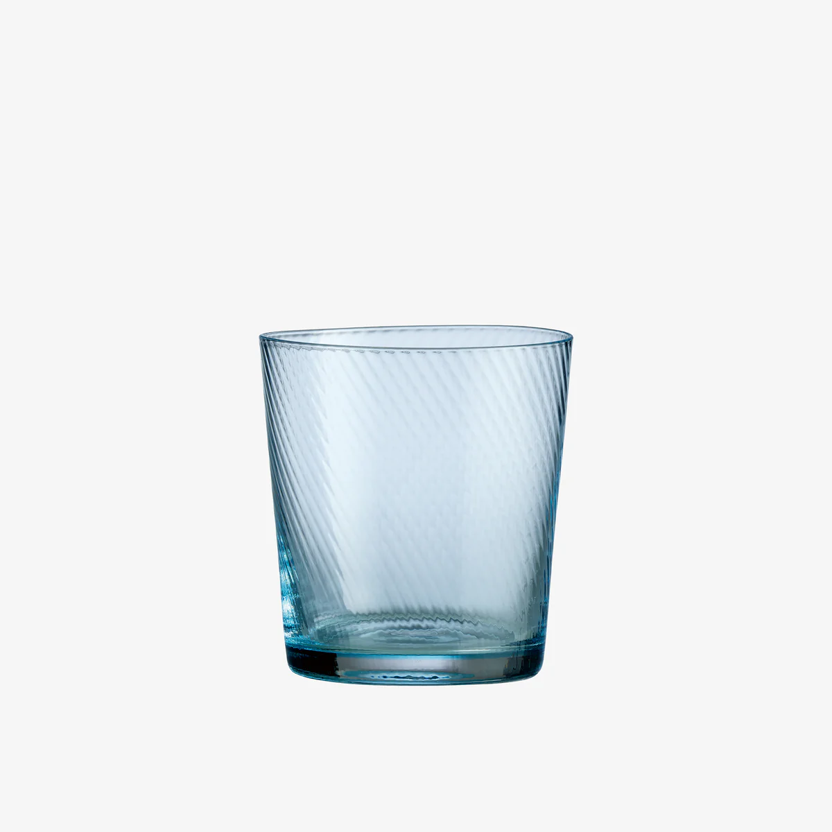 RAW Unique swirl lav vandglas 30 cl. lyseblå