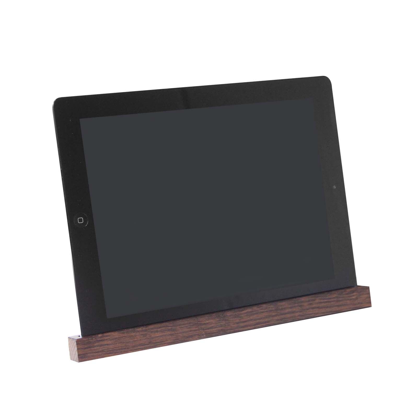 Tablet/Magazine stick, mørkbejdset eg