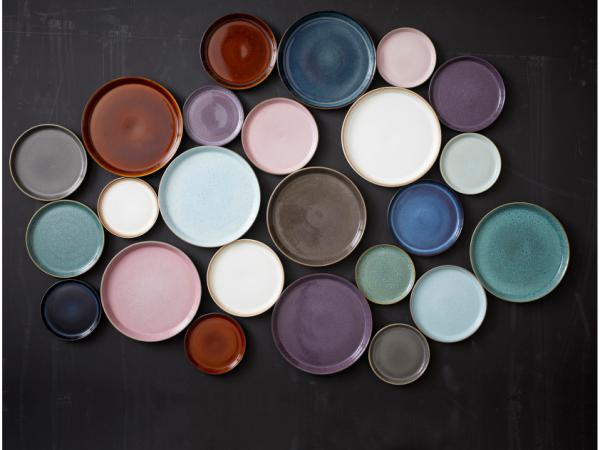 BITZ Gastro Tallerken Dia. 21 x 2,0 cm Sort/Mørkblå BITZ Gastro Tallerken Dia. 21 x 2,0 cm Sort/Mørkblå