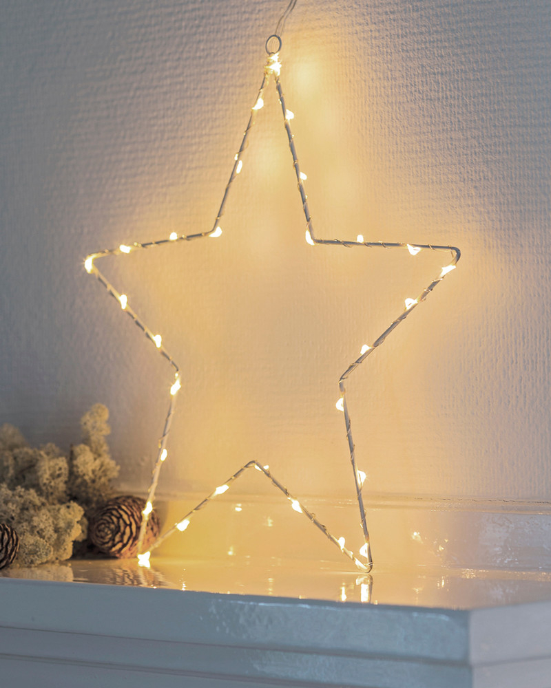 Liva Stjerne, 40 led, hvid Liva Stjerne, 40 led, hvid