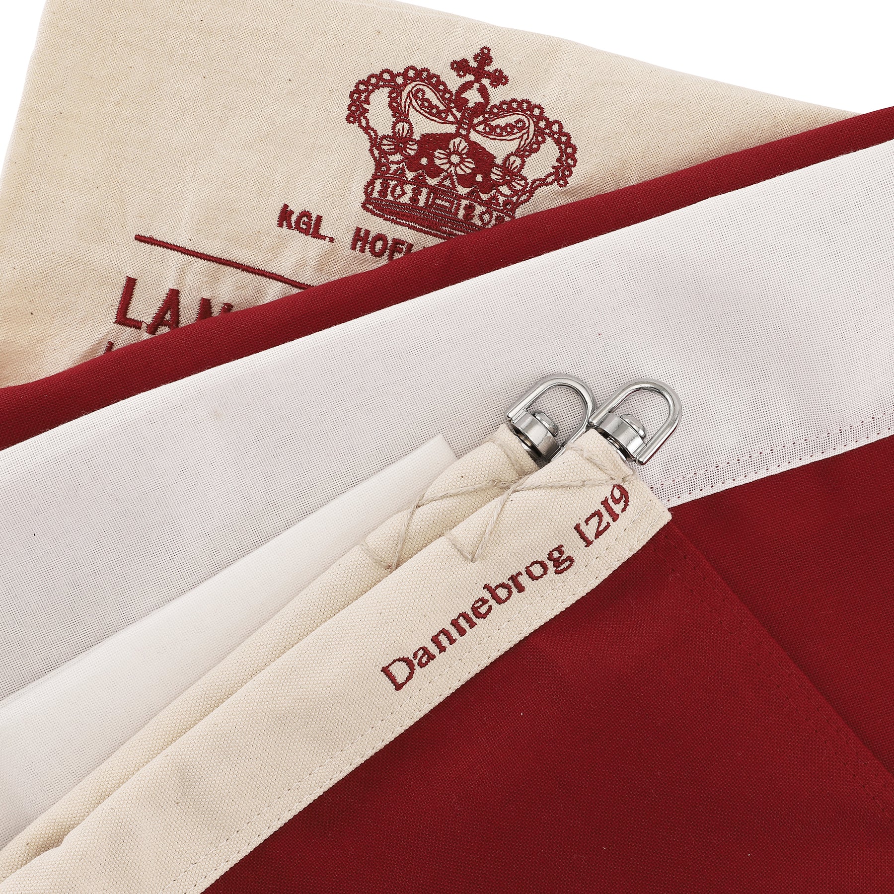 8m flagstang Dannebrog 1219 Jubilæumsflag - Langkilde & Søn
