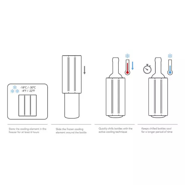 Active Champagne Cooler Elegant Vacuvin Active Champagne Cooler Elegant Vacuvin