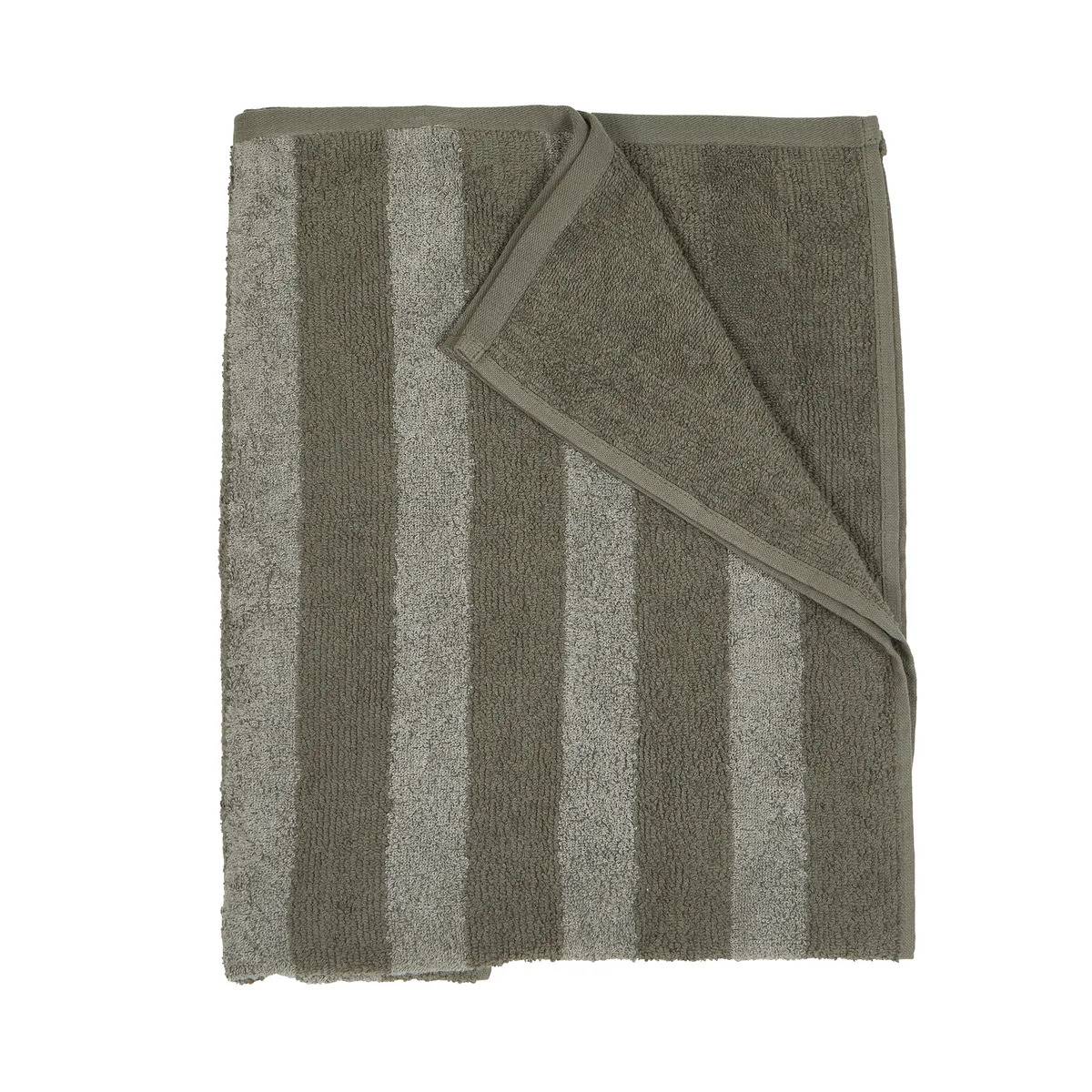 Håndklæde Stripe 50X70 Grøn Håndklæde Stripe 50X70 Grøn