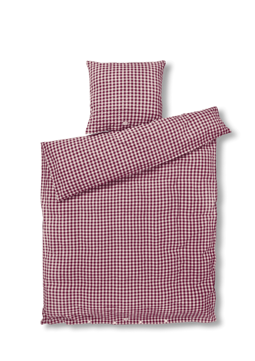 Bæk & Bølge Sengetøj 140x220 cm blomme/rosa