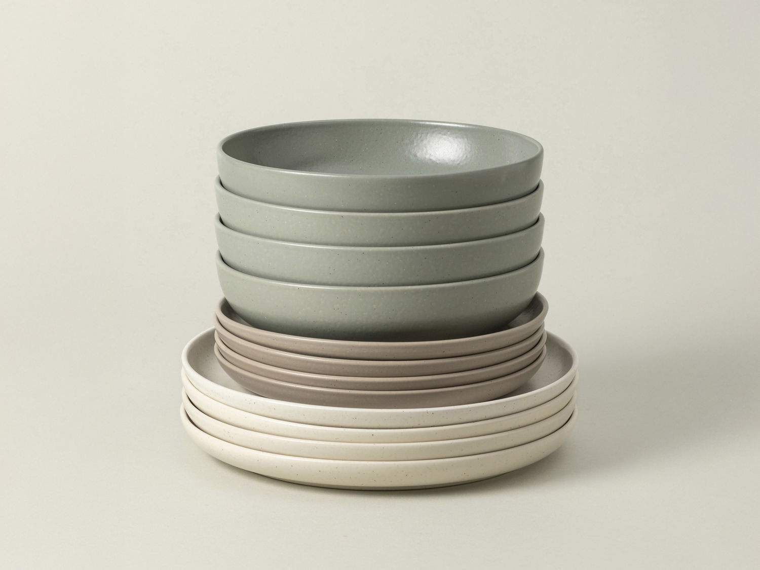 Salat-/pastatallerken dyb Pacifica 22 cm Artichoke Keramik