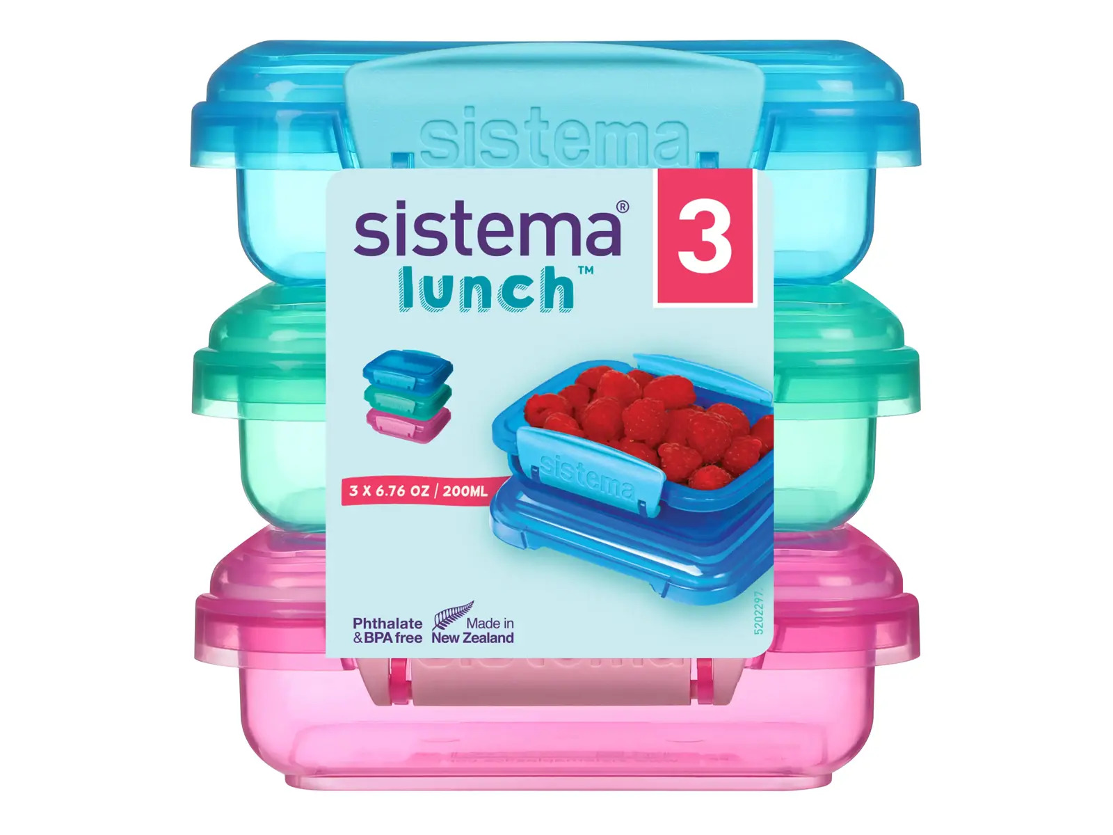 Sistema Lunch Packs 3Pack 200ml