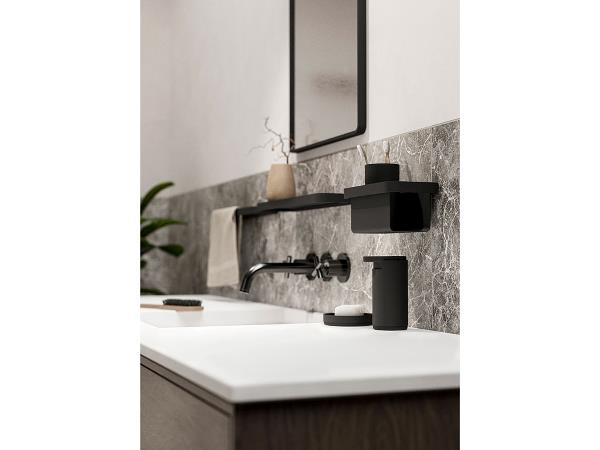 Zone Rim Brusehylde dyb 22 x 11,4 x 9 cm Sort