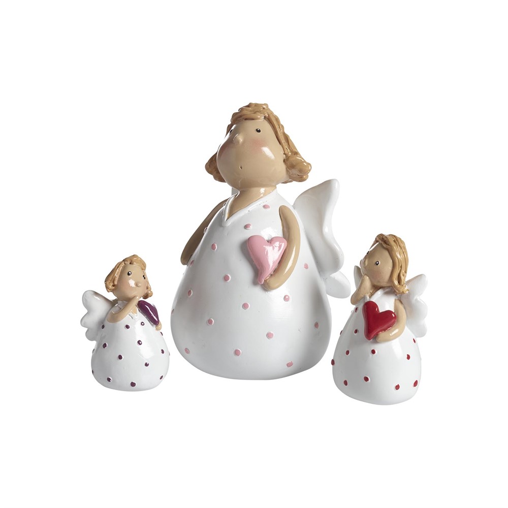 Angel Birgit rød, medium H.6,8cm