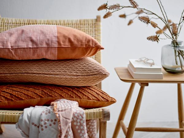 Södahl Wave Knit Pudebetræk 40 x 60 cm Camel