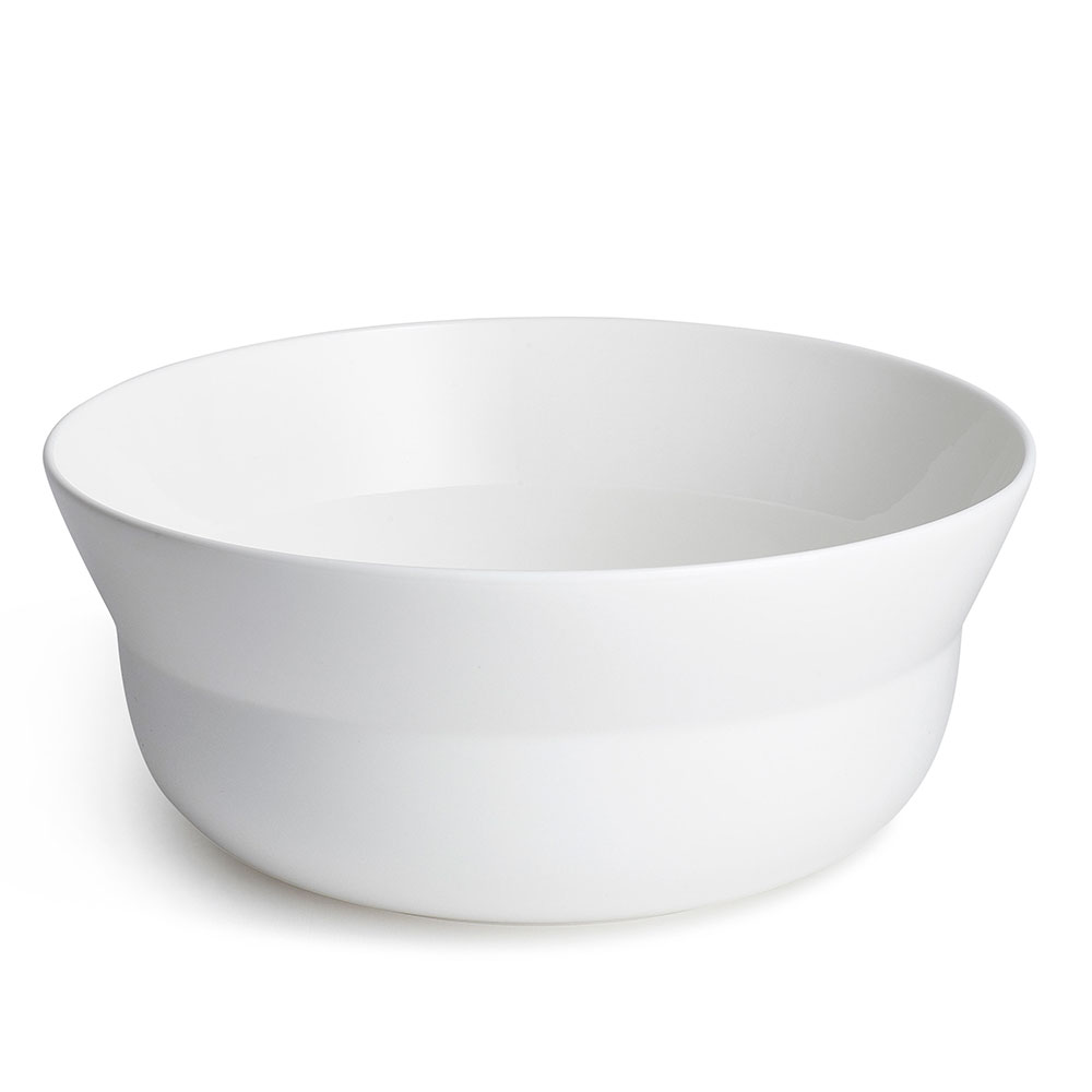Kaolin bowl, 22,5 cm, white