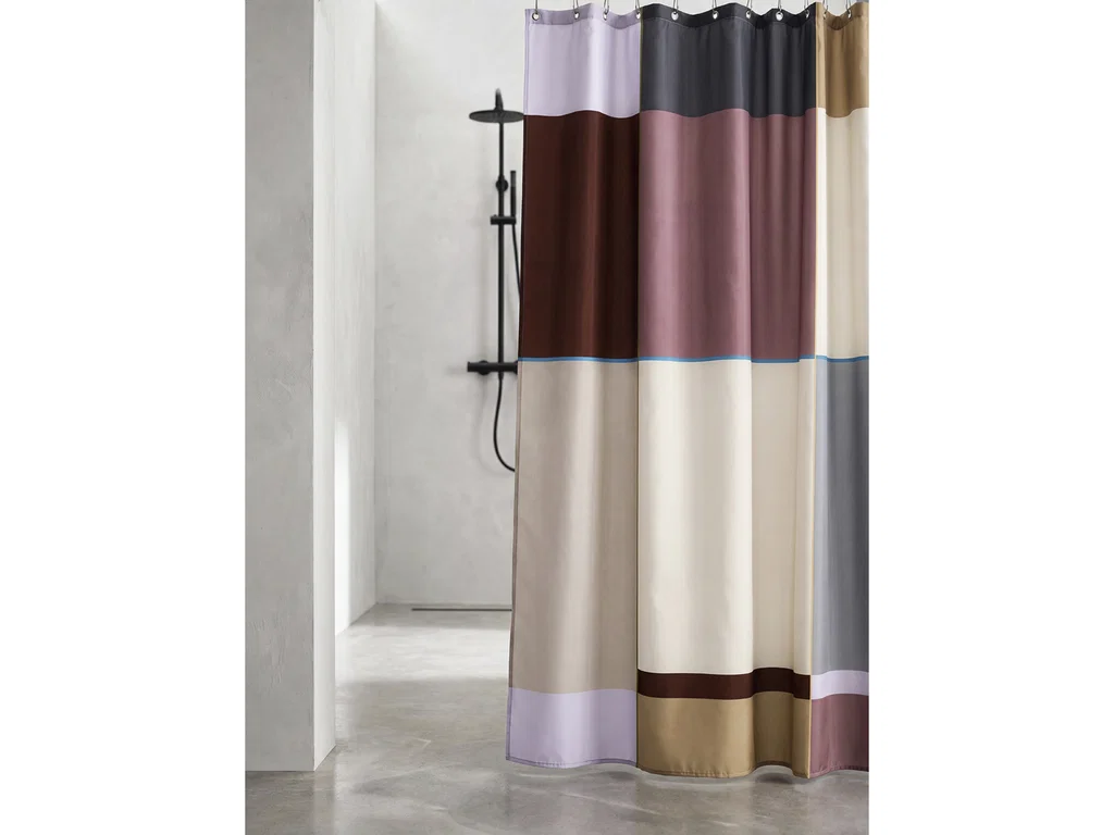 Södahl Colour Block, Badeforhæng 180x200 Rosewood
