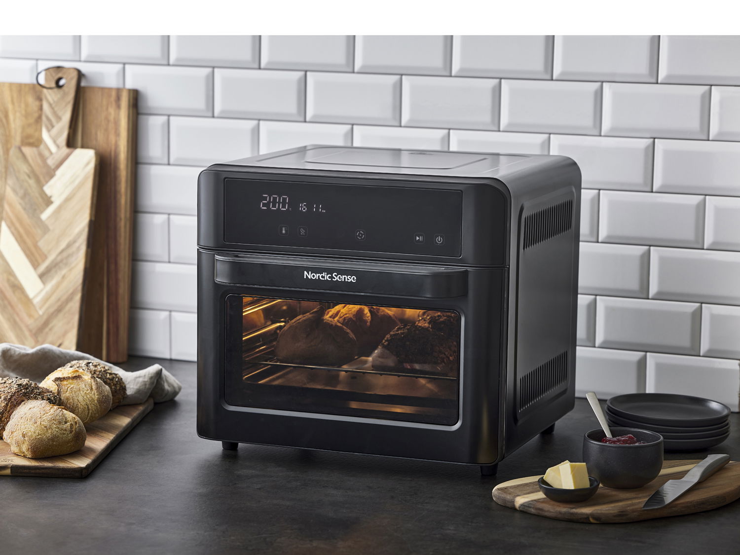 Multiovn 25 liter Sort