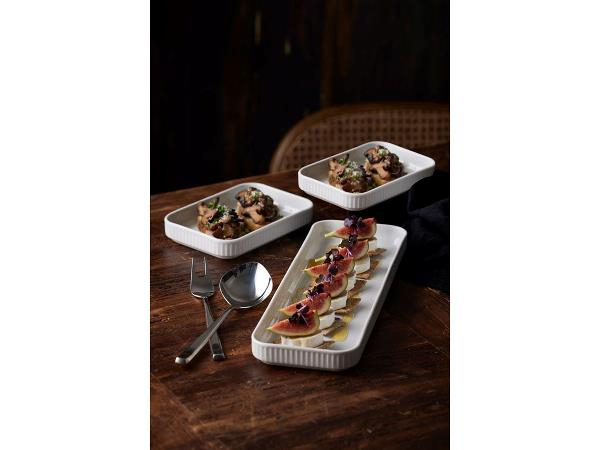 Gense Fuga Serveringsske 22,5 cm Mat/Blank stål Gense Fuga Serveringsske 22,5 cm Mat/Blank stål