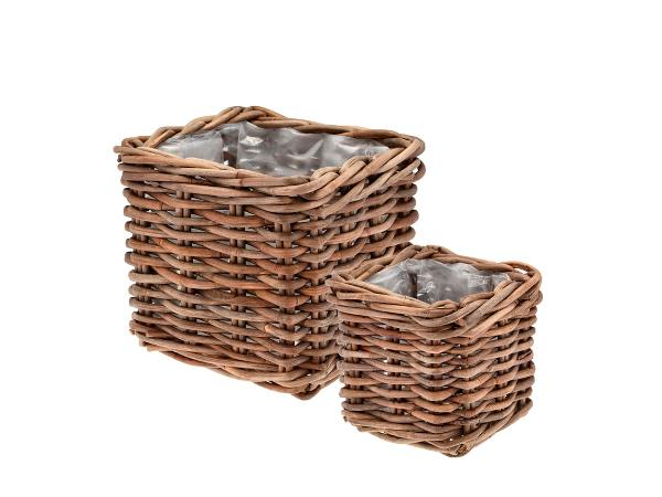 Villa Collection Ylm Planteskjuler kurv 2 stk. Natur