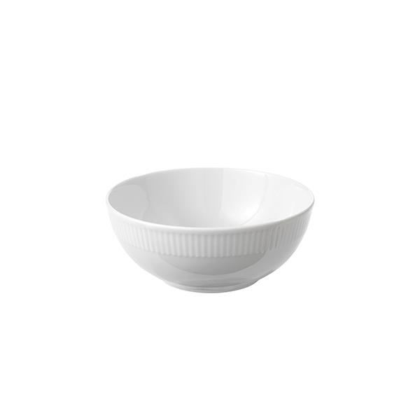 Relief - salatskål porcelæn white 1 stk Relief - salatskål porcelæn white 1 stk
