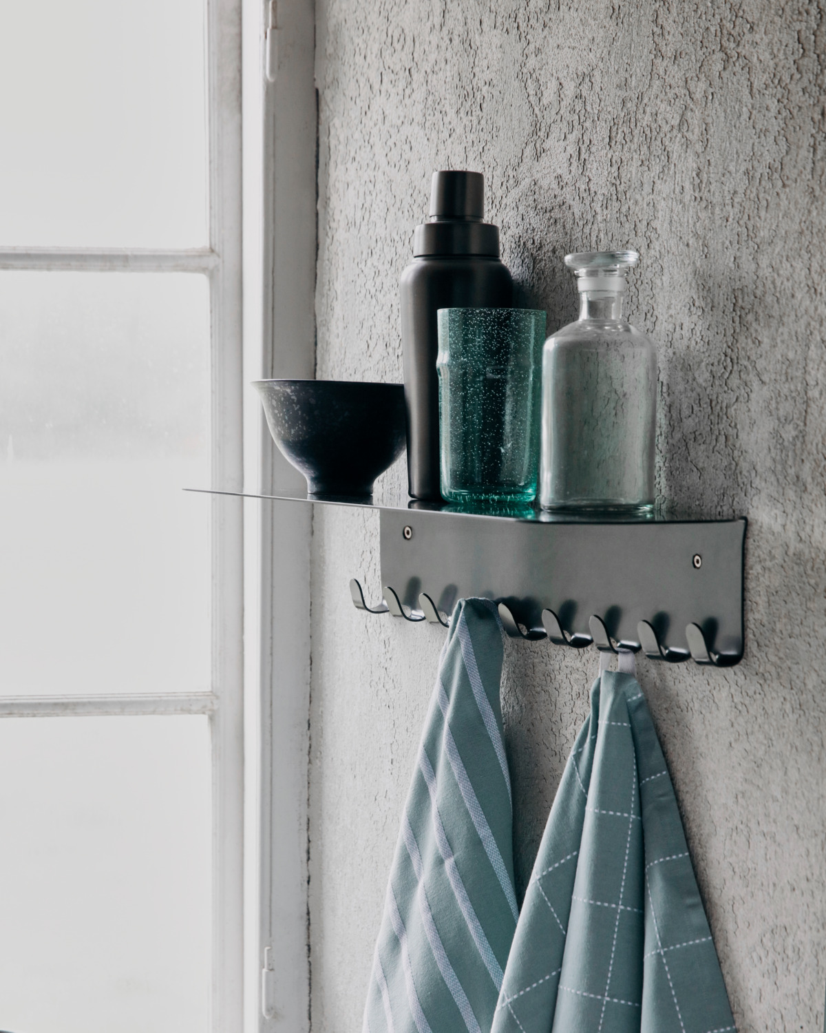 Knagerække, Book, Sort