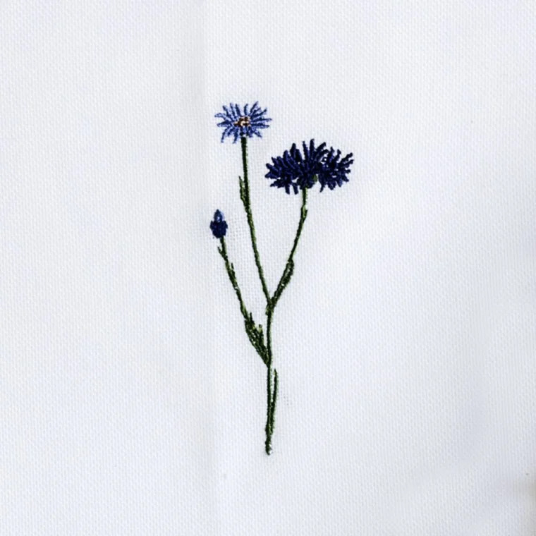Langkilde & Søn Flora serviet med kornblomst