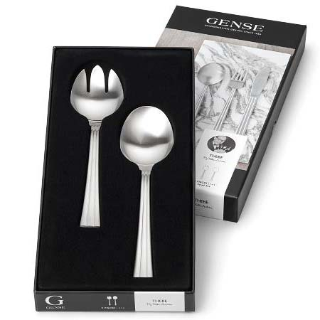 Gense Thebe Salatbestik 21 cm Mat stål Gense Thebe Salatbestik 21 cm Mat stål