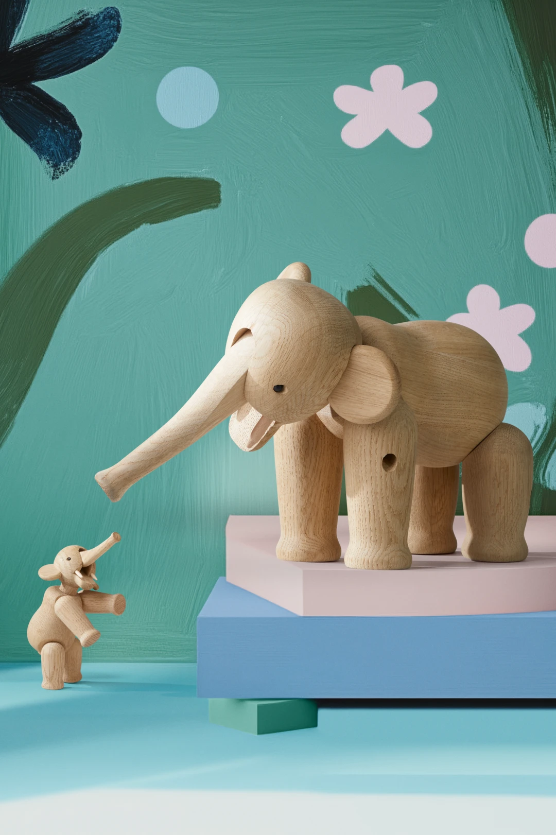 Kay Bojesen Elefant stor H:22 cm, eg