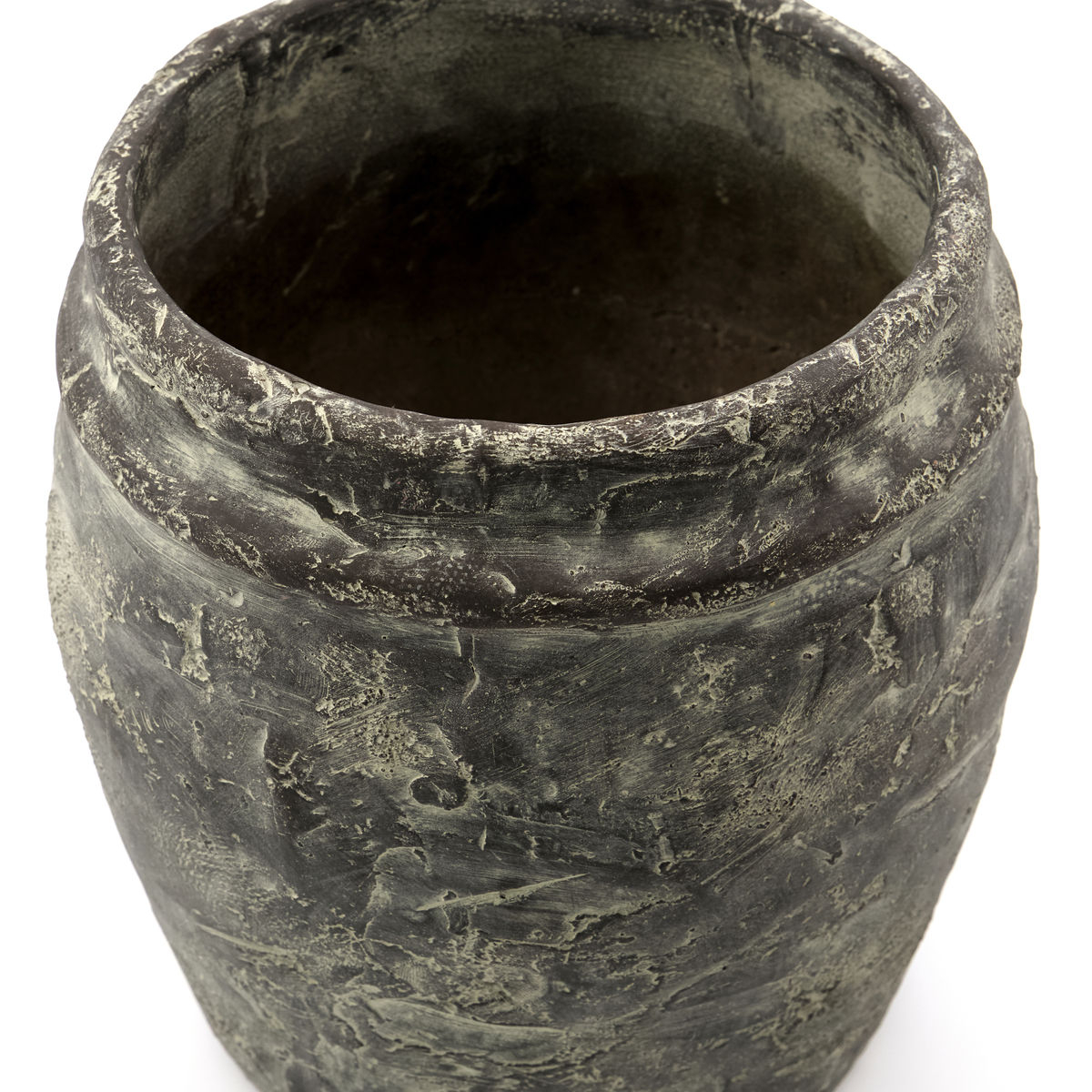 Urtepotte, Rube, Grå, Stor Urtepotte, Rube, Grå, Stor