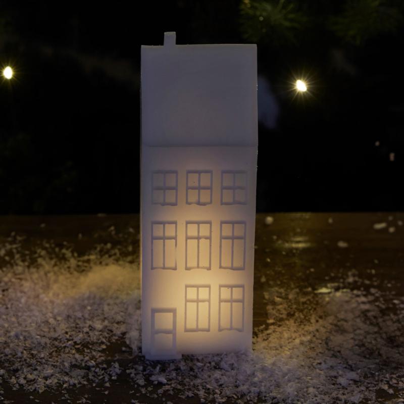 Sirius Copenhagen Nyhavn byhus, hvid, L6xB6x17,5cm