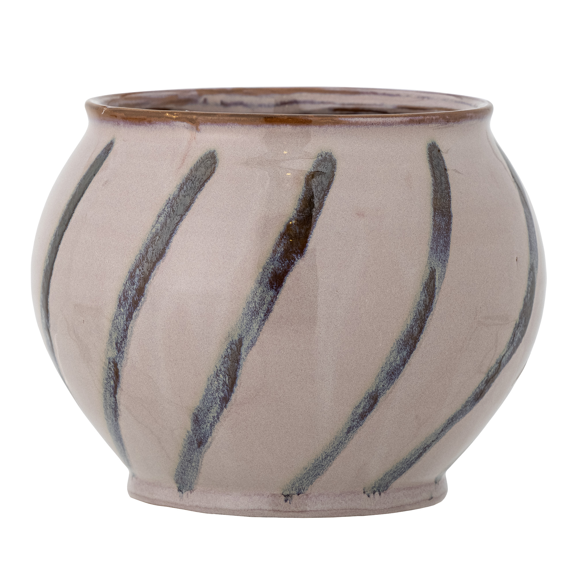 Iman Urtepotteskjuler, Rosa, Stentøj, D21xH16 cm