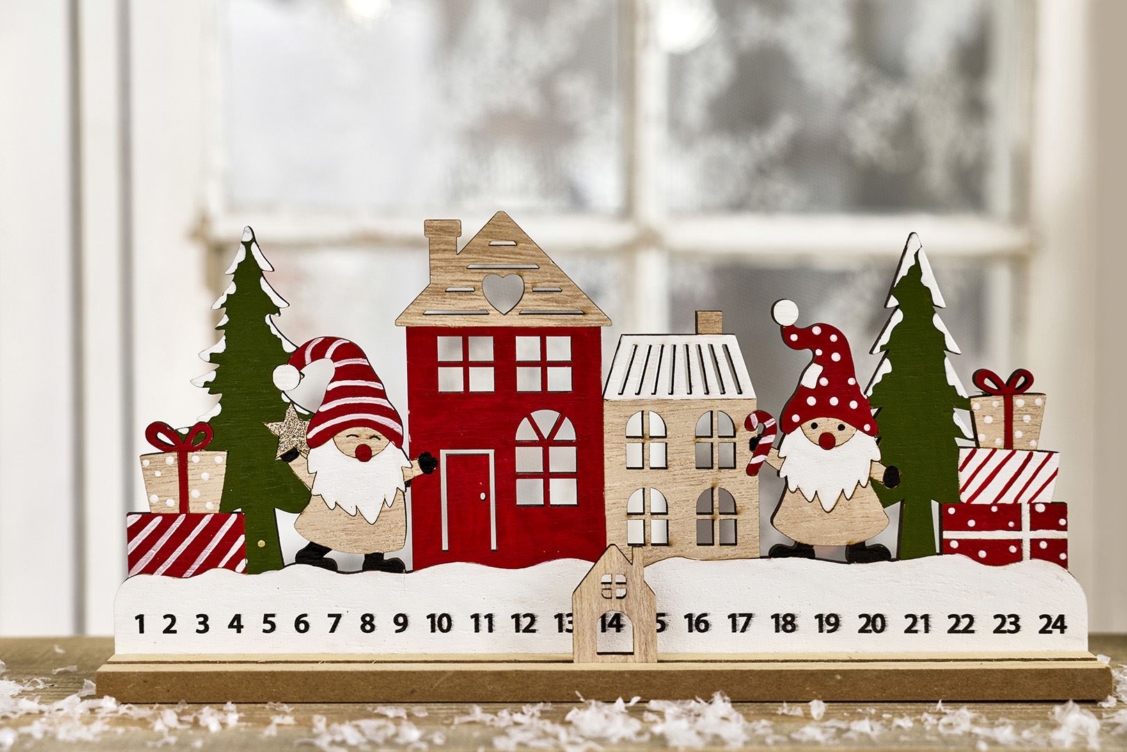 Julekalender Hus 1-24. 30 cm