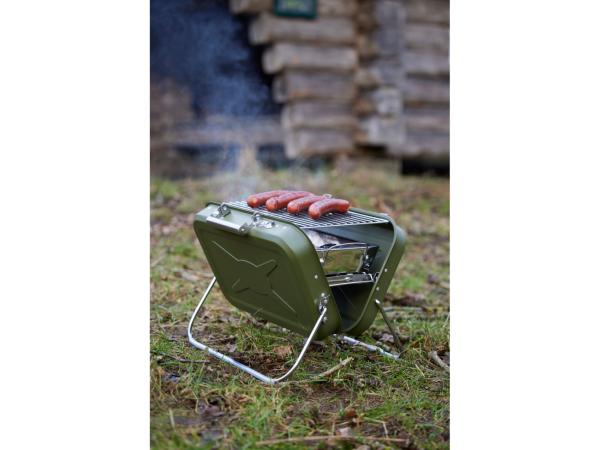 To go BBQ kulgrill 40 x 31,5 x 32 cm Army Stainless steel To go BBQ kulgrill 40 x 31,5 x 32 cm Army Stainless steel