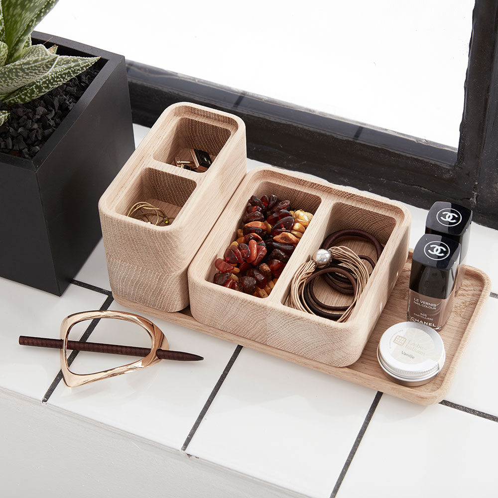 CM tray 12x24 cm, Oak