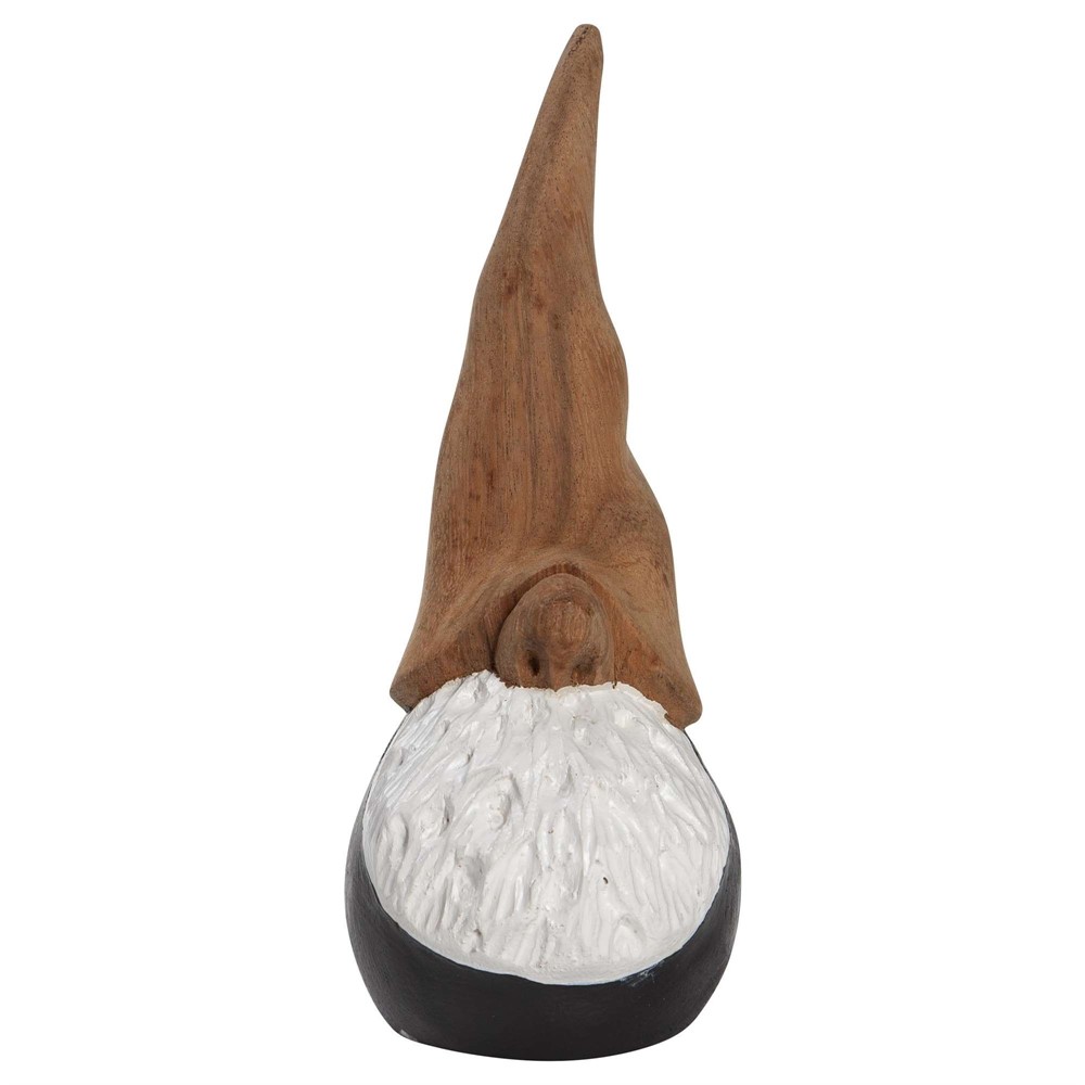Santa High Hat wood, black H.19cm