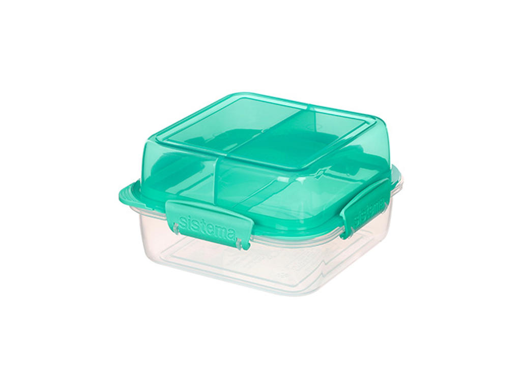 Sistema Lunch Stack Square 1,24l, Mint