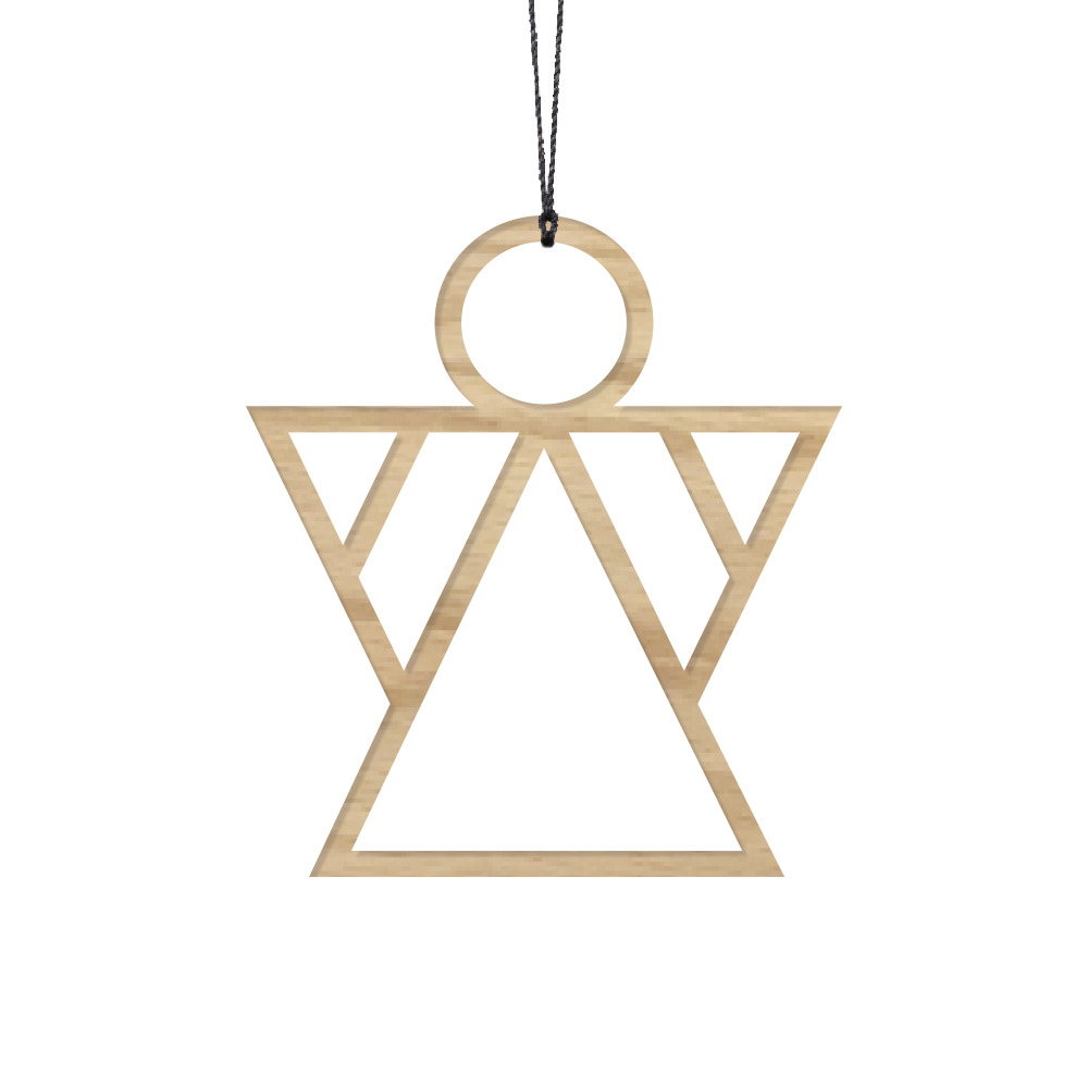 Engel, Egetræ - 2 stk. Engel, Egetræ - 2 stk.