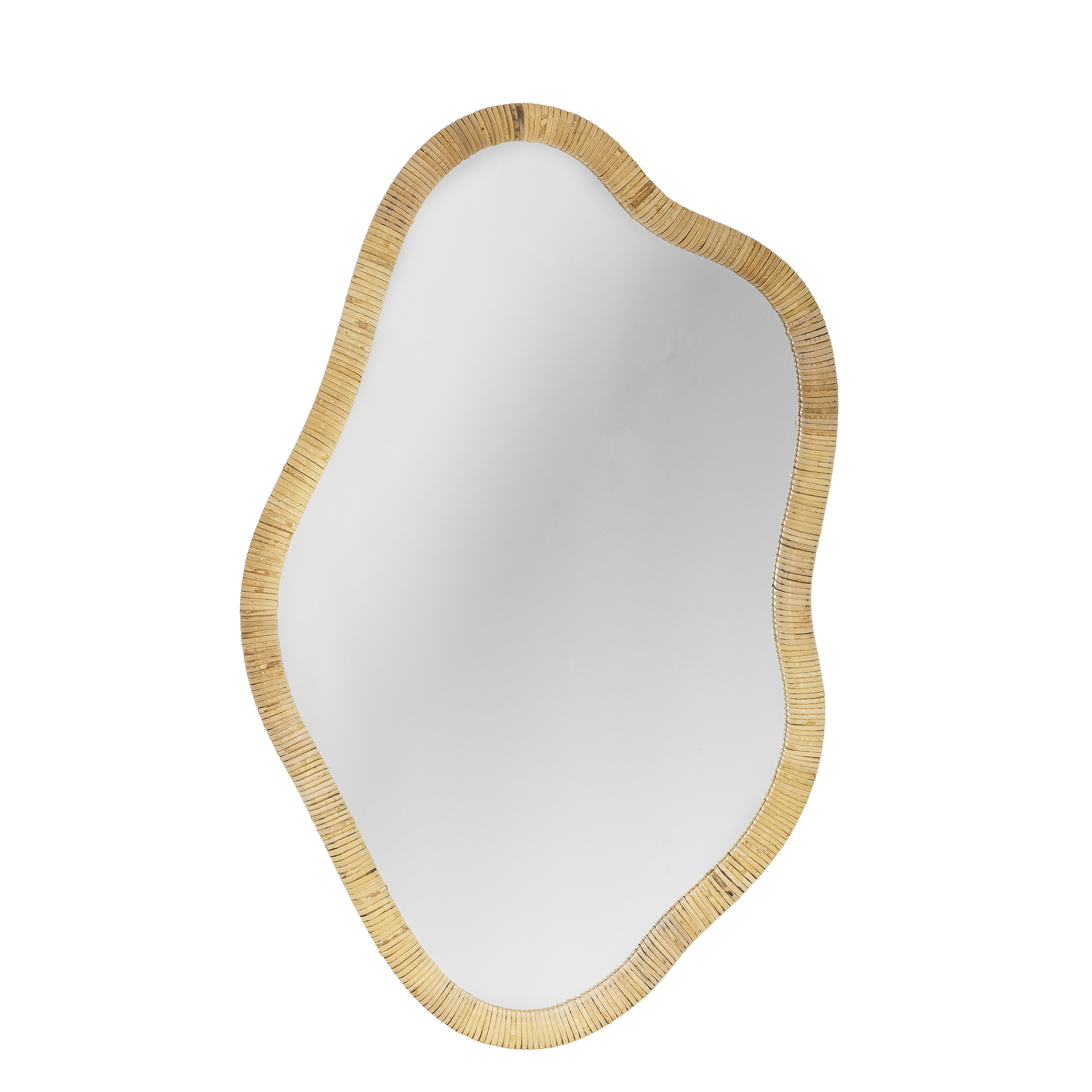 Ashlie Vægspejl, Natur, Rattan, L50xH80xW3,5 cm